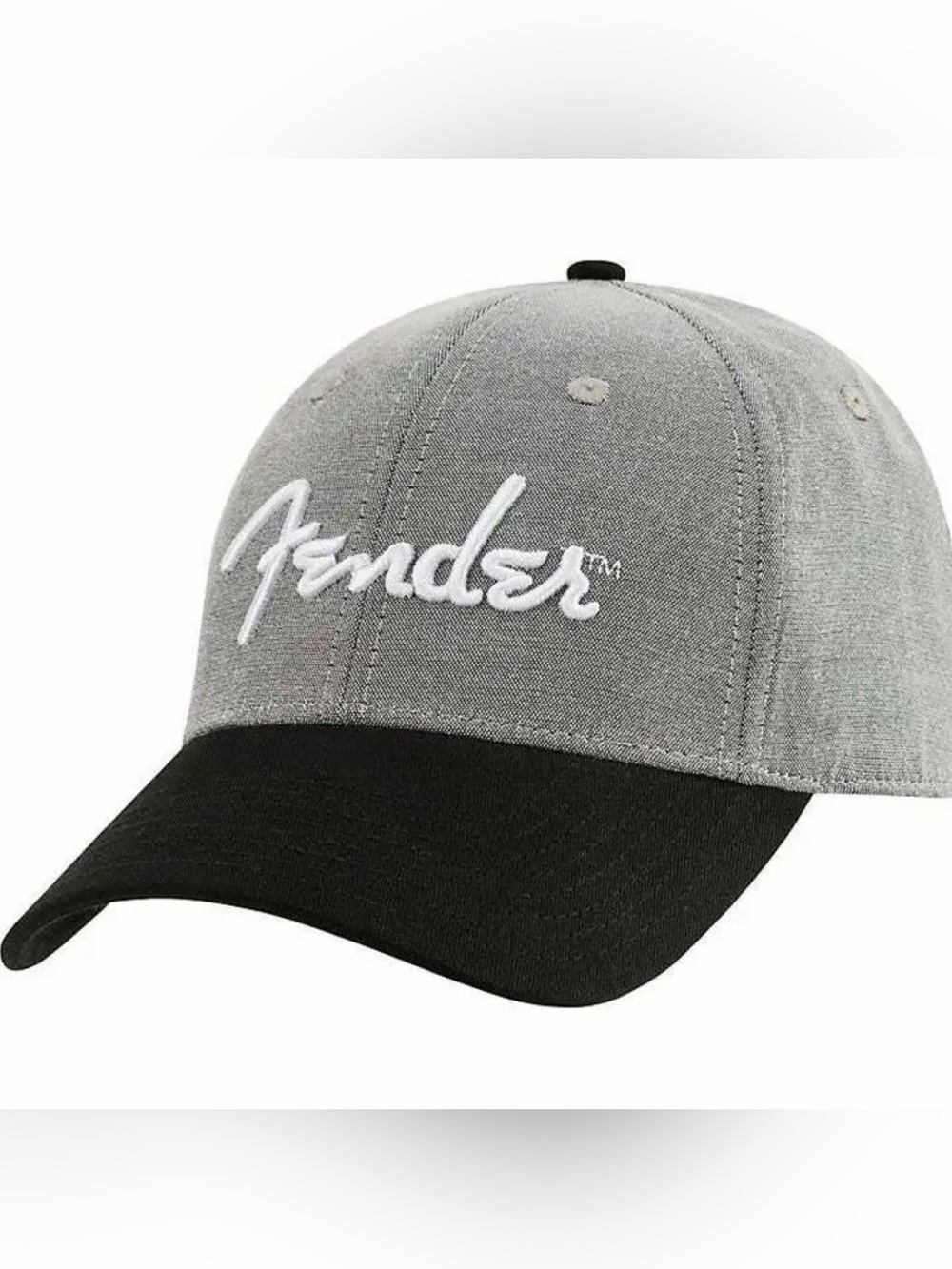 Macy's Fender Gray and Black Logo Baseball Cap